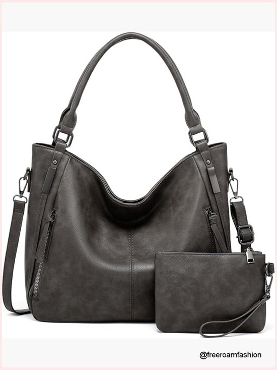 Handbags - Tote Handbag - PU Leather Fashion Hobo Crossbody Shoulder Bag for Women